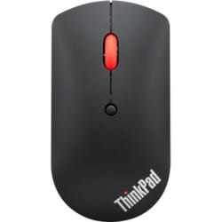 Lenovo 4Y50X88822, ThinkPad Wireless Silent Mouse, 2400 dpi, Bluetooth, Black