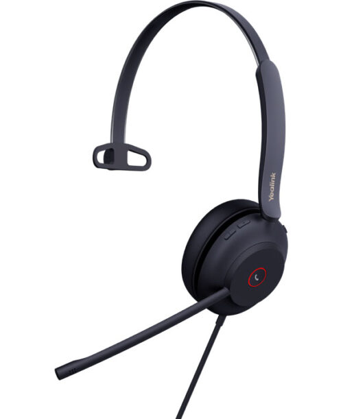 01697770698.jpg Yealink UH37-MONO-UC, Professional Headset, Mono, USB-A, Busylight, Wired, Black