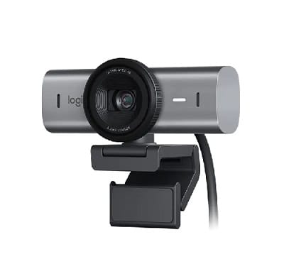 Logitech 960-001548, MX Brio Webcam, 8.5MP, 4K, Built-in-Mic, Noise Reducing, USB-C, Graphite