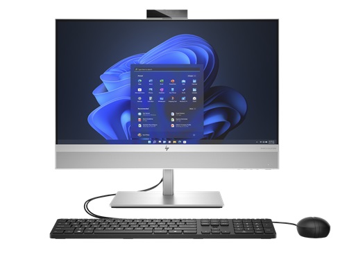 HP A41JGPT, EliteOne 840 G9 AIO, 23.8" FHD Screen (IR-Webcam), Intel i7-14700, 16GB DDR5 RAM, 512GB NVMe SSD, Keyboard+Mouse, Wireless AX+Bluetooth, Windows 11 Pro