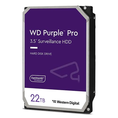 01718692472.jpg Western Digital WD221PURP, Purple Pro Surveillance, 22TB, 3.5", SATA 6Gb/s, 7200RPM, 512MB Cache