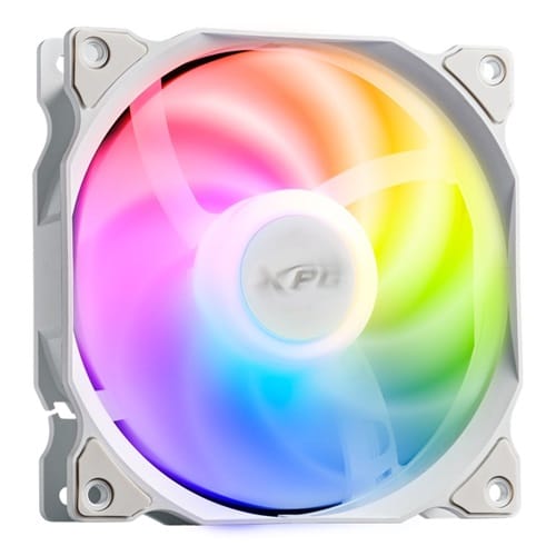 XPG VENTOR120ARGBPWM3C-WHCWW, Vento White ARGB Case Fan 120mm 3 -pack 45.3 CFM 23 dBA