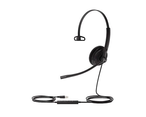 Yealink UH34L-Mono-UC, Wideband Noise Cancelling Headset, USB, Foam Cushion