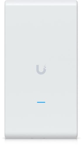 Ubiquiti U6-MESH-PRO, Indoor/Outdoor WiFi 6 AP, 4 Spatial Stream, an Integrated Super Antenna& Gigabit Passthrough Port, PoE Power, 185 m² Coverage