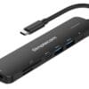 Simplecom CHT570, USB-C, SuperSpeed, 7-in-1 Multiport Hub Adapter, HDMI 2.0 Docking Station