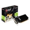 MSI GT 710 2GD3H, 2GB GDDR3 (1600MHz), PCI-E 2.0, DVI, HDMI, VGA, Low-Profile bracket included