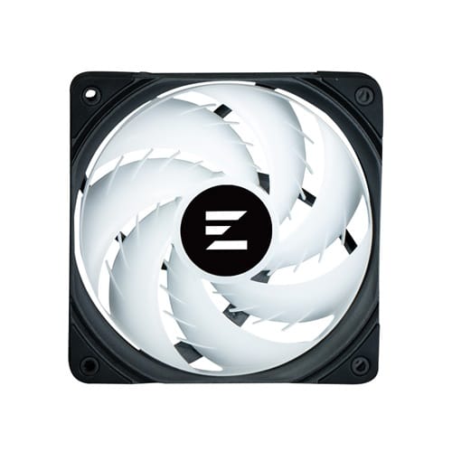 Zalman ZM-AF120R ARGB BLACK, Size: 120mm, Airflow: 46.6CFM, Noise: 24.3dBA, ARGB, Black