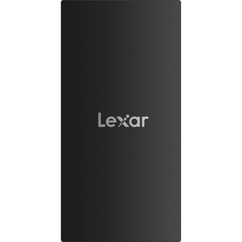 Lexar LSL300002T-RNBNG, SL300 Portable SSD, 2TB, USB 3.2 G2, Read Speed Up to 1050MB/s, Write Speed Up to 1000MB/s, Black