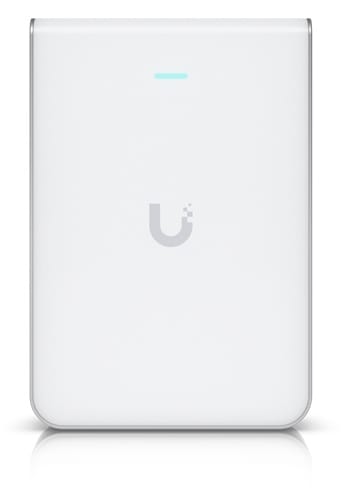 01739330570.jpg Ubiquiti U7 Pro Wall, 6 Spatial Stream Access Point, 6 GHz Support Tailored, PoE+, Voltage 44—57V DC, Max Power 22W, 2.5 GbE uplink, 300+ Devices,140 m² cover