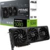 Asus PRIME-RTX5080-O16G, Nvidia GeForce RTX 5080 OC Edition, 16GB GDDR7, Core Clock: 2685MHz, Cuda Core: 10752, 1xHDMI, 3xDP, PSU: 850W, PCIe5.0