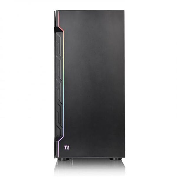 Thermaltake CA-1M3-00M1WN-00, H200, Mid-Tower, Tempered Glass, Drive Bays: 2x3.5" or 3x2.5", Expansion Slot: 7, Motherboard Support: ATX/Mini-ITX/Micro-ATX, Black