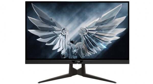 Gigabyte AORUS-FI27QP, 27" IPS QHD Screen, 2560x1440, 16:9, 1ms, 165Hz, FreeSync, 2xHDMI, 1xDP, USB, VESA, Adjustable Height, Tilt, Swivel, Pivot