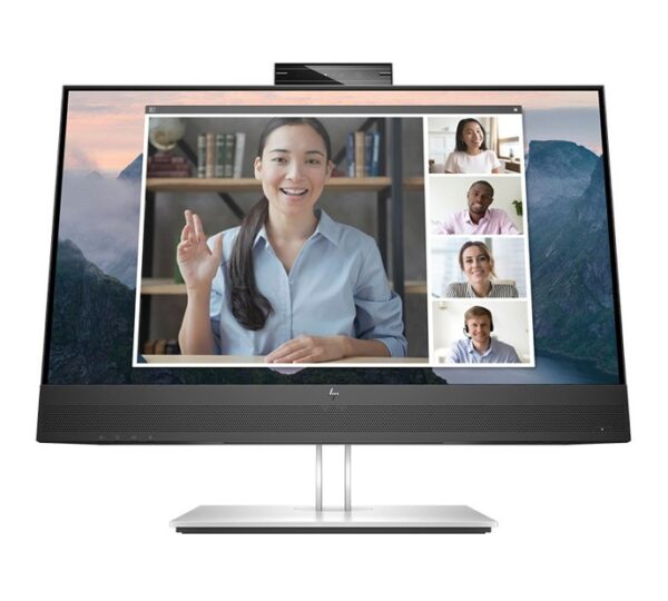 HP 169L0AA, E24MV G4, 23.8" IPS LED, 1920x1080, 16:9, 5ms, 1xHDMI, 1xDP, 1xVGA, USB, Webcam, Speakers, VESA, Adjustable Height, Tilt, Swivel, Pivot