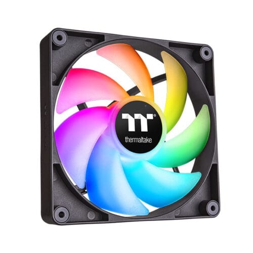 107511917_7170701910.jpg Thermaltake CL-F150-PL14SW-A, CT140 ARGB Sync PC Cooling Fan, Size: 140mm, PWM, Airflow: 77.37CFM, Noise: 30.5dBA, Black, Pack of 2