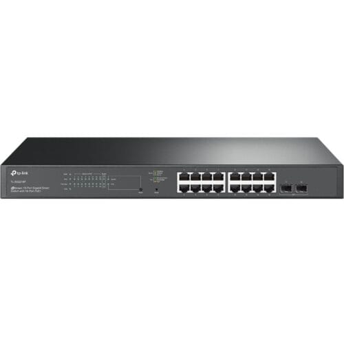 107758172_3067650066.jpg TP-Link TL-SG2218P, JetStream Smart Switch, 150W, 16xPoE+ Ports, 2xSFP Ports, Rack Mountable