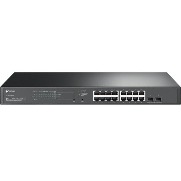 107758172_3067650066.jpg TP-Link TL-SG2218P, JetStream Smart Switch, 150W, 16xPoE+ Ports, 2xSFP Ports, Rack Mountable