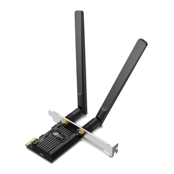 108772142_1621206686.jpg TP-Link ARCHER TX20E, AX1800 5.2 PCIe Adapter, Wireless AX+Bluetooth, 2.4GHz,/5GHz, 2xExternal Antenna