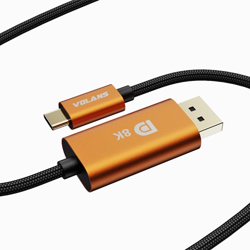 VOLANS VL-CD81 Ultra 8K USB-C to DisplayPort Cable V1.4 (1M)