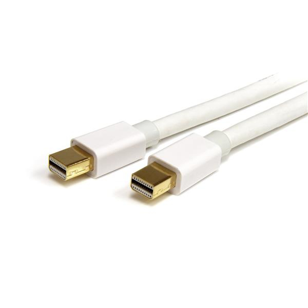 14182941-StarTech.com_.jpg Startech MDPMM3MW, 3m (10 ft) White Mini DisplayPort Cable - Mini Display Port to Mini Display Port - 2x Mini DP (m) - 3 meter, 10 feet