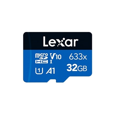 1667190641.jpg Lexar LMS0633032G-BNNNG, High-Performance 633X MicroSD, 32GB, UHS-I, Read Speed: Up to 100MB/s
