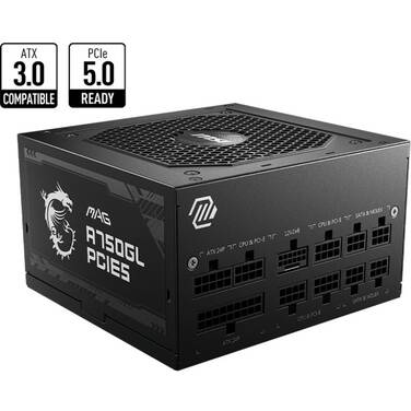 1690508421.jpg MSI MAG A750GL, 750W, 80 Plus Gold, Fully Modular, Fan: 120mm, ATX