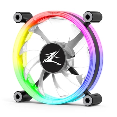 Zalman ZM-IF120, Size: 120mm, Airflow: 55.2CFM, Noise: 21dBA, ARGB, Black