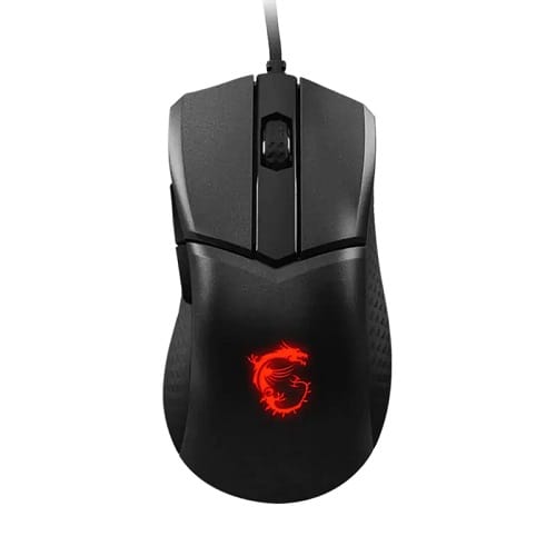 MSI GM31, Clutch GM31 LightWeight RGB Gaming Mouse, Wired, 12000 dpi, 6 Buttons, USB, Black