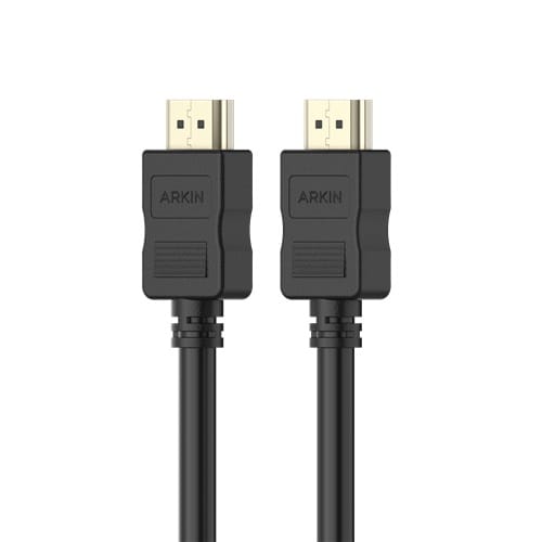 Arkin AR-HDMI-4K-1, HDMI 2.0 Cable with Ethernet, Male to Male, Speed: 18Gb/s, Length: 1m, Black