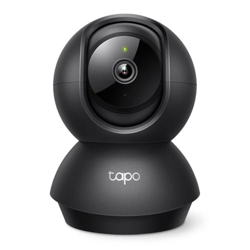 TP-Link TAPO C211, Pan/Tilt Home Security Wi-Fi Camera, 2K, 3MP, H.265, 850nm IR, Built-in microphone, 1 Camera System, Black