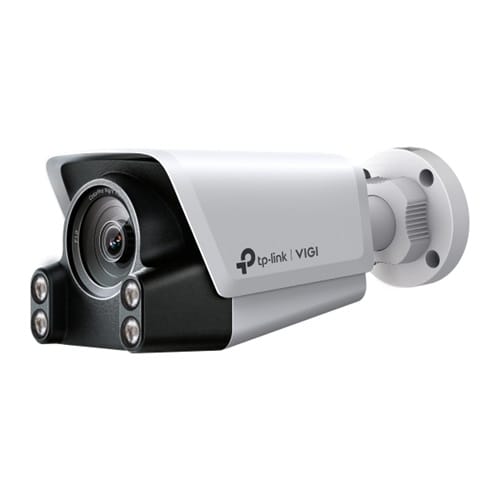 TP-Link VIGI C340S-4MM, VIGI 4MP Outdoor ColourPro Night Vision Bullet Network Camera, 2K, H.265+, Built-in microphone, IP67, 1 Camera System