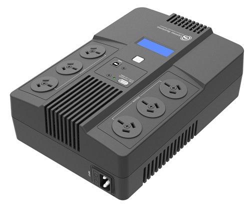 Uptime BT800-AVR, BT Series, Line Interactive UPS with LCD Display, 800VA, 480W, Powerboard Style, 240 V AC, 60Hz