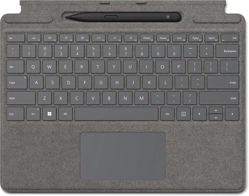 Microsoft 8X8-00178, Surface Pro Keyboard with Slim Pen, Platinum