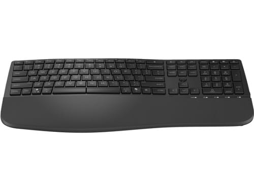 HP 8T6L9UT, 685 Comfort Dual-Mode Wireless Keyboard, Bluetooth, USB-A, Black