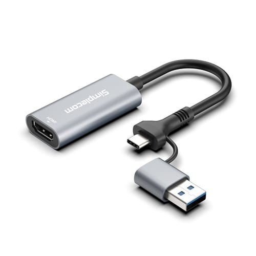 1724308375.jpg Simplecom DA306C USB 3.0 and USB-C to HDMI Video Card Adapter Full HD 1080p