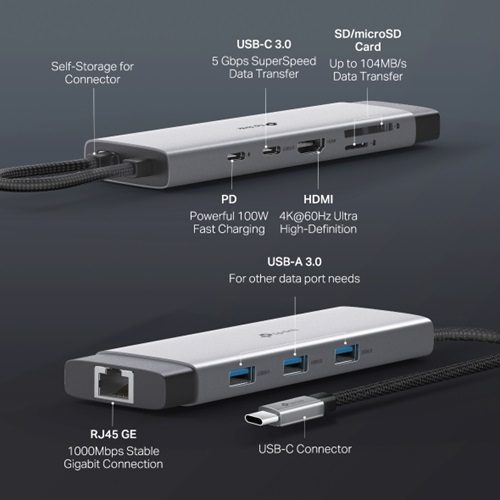 TP-Link UH9120C, USB Type-C 9-Port Hub