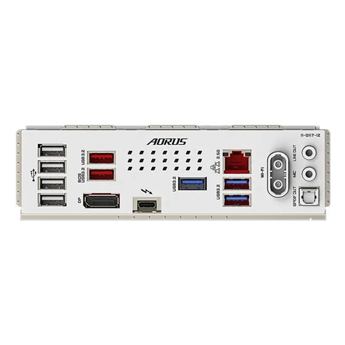 Gigabyte Z890 AORUSELITE WF7 ICE, Intel LGA 1851 ATX Motherboard, 4x DDR5 ~256GB, 3x PCI-E x16, 4x M.2, 4x SATA, 5x USB 3.2, 1x USB-C, 4x USB 2.0