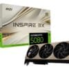 MSI GEFORCE RTX 5080 16G INSPIRE 3X OC, Nvidia GeForce RTX 5080, 16GB GDDR7, Core Clock: 2655MHz, Coda Core: 10752, 1xHDMI, 3xDP, PSU: 850W, PCIe5.0