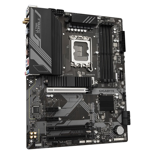 Gigabyte Z790 D AX, ATX, Intel LGA 1700, 4xDDR5, 3xM.2, 4xSATA, RAID, 2xPCIe, 1xHDMi, 1xDP, GbE LAN, Wireless AX+Bluetooth, 1xUSB-C, 5xUSB3.2, 2xUSB 2.0