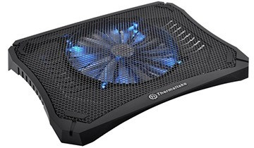 Thermaltake CL-N004-PL20BL-A, Massive V20 17" Notebook Cooler, LED Light and Fan Speed Control, Noise: 31.7 dBA, Airflow: 70.38 CFM, Speed: 600~800 R.P.M