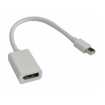 Astrotek AT-MINIDPP-MF, Mini DisplayPort to DisplayPort Adapter Converter, 20 pins Male to Female