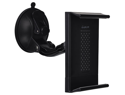 Luxa2 HO-TBL-PCTCBK-00, Tab Clip Universal Car Desk Mount Holder, 360 degree rotation, 180 degree vertical adjustment, 6"-10" screen size device