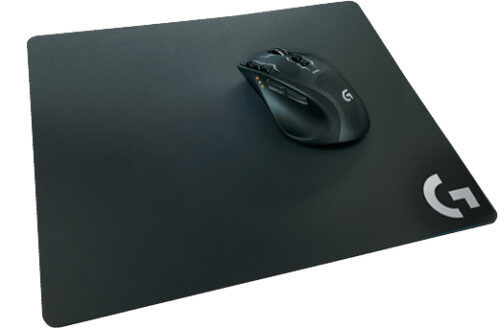 Logitech 943-000052, G440 Hard Gaming Mouse Pad, Low surface friction, Stable rubber base, Size: 280x340x3mm