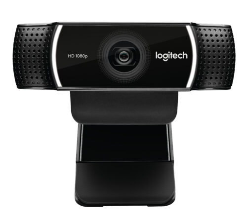 Logitech 960-001090, C922 Pro Stream Webcam For Game Streaming, Full HD 1080p at 30fps / 720p, Port: USB