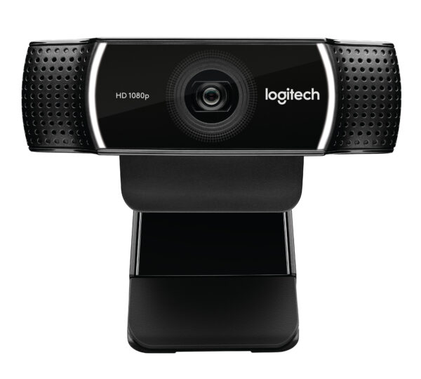 Logitech 960-001090, C922 Pro Stream Webcam For Game Streaming, Full HD 1080p at 30fps / 720p, Port: USB