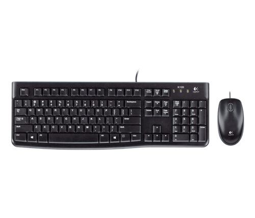 Logitech 920-002586, MK120 Keyboard and Mouse Combo, USB, Wired