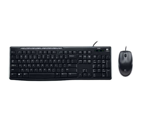 35876720_6437822698.jpg Logitech 920-002693, MK200 Keyboard and Mouse Combo, 1000dpi, USB, Wired, Black