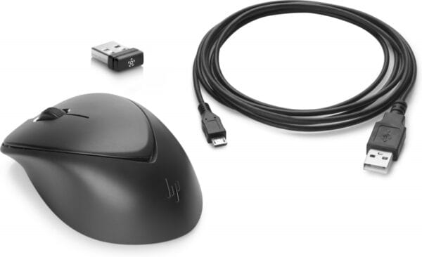 HP 1JR31AA, Premium Wireless Mouse, USB, 3 Buttons, Black