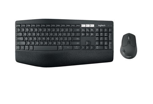 Logitech 920-008233, MK850 Wireless Desktop Keyboard Mouse Combo, 3 Year battery life, Incurve keys Low profile Cushioned palm rest