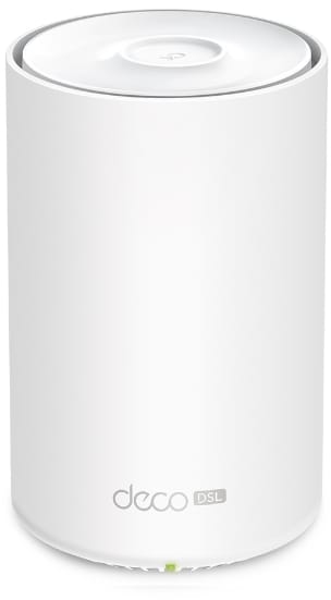 TP-Link Deco X50-DSL(1-pack) AX3000 VDSL Whole Home Mesh WiFi 6 Router, 574 Mbps at 2.4 GHz + 2402 Mbps at 5 GHz, VDSL Profile 35b 350/60 Mbps