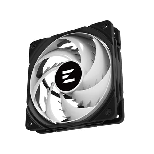 Zalman ZM-AF120R ARGB BLACK, Size: 120mm, Airflow: 46.6CFM, Noise: 24.3dBA, ARGB, Black